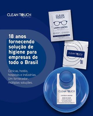 Post da Clean Touch sobre 18 anos de soluções de higiene
